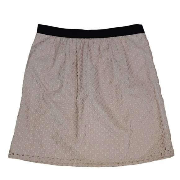 LOFT Dusty Rose Eyelet Tulip Mini Skirt - Picture 5 of 11